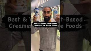 Best & Worst Plant-Based Coffee Creamers at Whole Foods #plantbased #coffee #groceryshopping