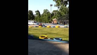 Emma drives go-carts in Branson