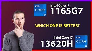 INTEL Core i7 1165G7 vs INTEL Core i7 13620H Technical Comparison