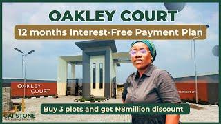 "OAKLEY COURT: Premium C of O Land for sale in Ibeju-Lekki | 12 months interest-free payment plan"