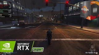 Ryzen 5 5600 x RTX 2060 Super - GTA V Online Benchmark (Driving)