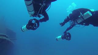 Exploring The Um El Faroud on DPV | Divewise Malta