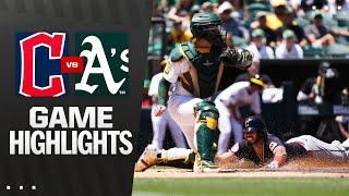 Guardians vs. A's Game Highlights (6/22/25) | MLB Highlights