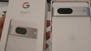 New!! Google pixel 7 unboxing ASMR || Super satisfying || Crystal white