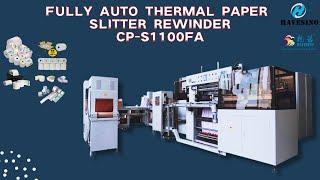 Fully Auto Till POS Slitter Rewinder ATM Register Slitting Machine Bond ECG Thermal Paper Slitter