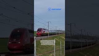 Très puissant passage d'un Eurostar spécial eurodéputé de Strasbourg à Roissy ! #tgv #eurostar