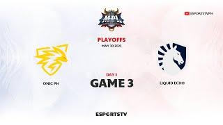 ONIC PH vs Team Liquid PH GAME 3 MPL PH S15 | TLPH VS ONIC ESPORTSTV