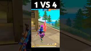 1vs4 destroyed in seconds  | #shorts #trending #prasunffk #shortvideo #viral