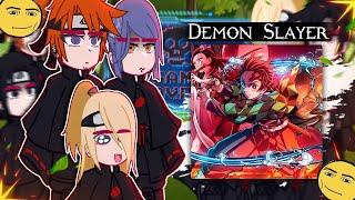 ||Akatsuki reacting to Demon Slayer|| ◆Bielly - Inagaki◆