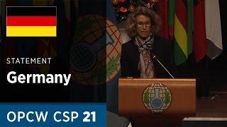 Germany Statement delivered by Mrs Susanne Baumann at CSP21