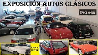 Exposición coches clásicos Epoca Motor. Outlet de autos 1950-1999. #cochesclasicos