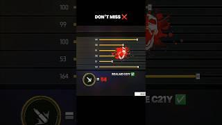 Headshot Sensitivity For Realme mobile #freefire #headshot #ffsensitivity #FFBDRoadToGlory