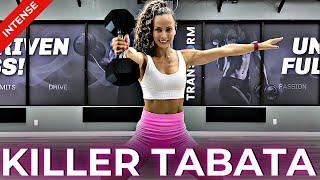 60-MIN KILLER TABATA WORKOUT  Max Fat Burn, Total Body Sculpt, Lean Muscle, Abs & Belly Fat Blast