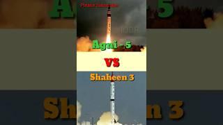 Agni 5 VS Shaheen 3 Missile  #india vs #pakistan