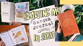 Start a Garden Journal w/ Me (no talking & asmr vibes)