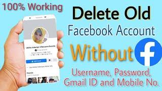 How To Delete Old Facebook Account W/o Password, Username, Gmail ID & Mobile No. | Tagalog Tutorial