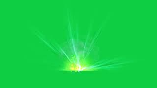 Glowing Energy Blast Explosion On Ground Green Screen l Blast Explosion l HD