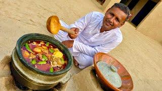 Aloo Gosht Recipe | Cooking in Stone Pot | Special Shobra Recipe | Village Food Secrets