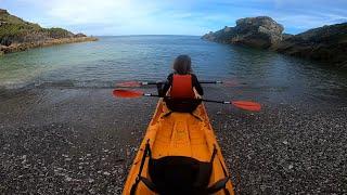 Kayaking Point 65 Tequila from Mevagissey to Pentewan Sands