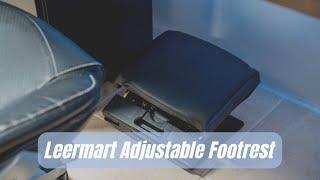 Leermart Adjustable Footrest Review | Footrest for Car, Under Desk, Home