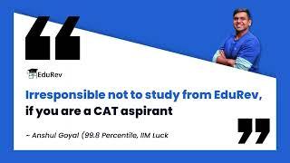 CAT Exam Preparation with EduRev App! #catpreparation #cat2024