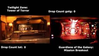 Tower of Terror vs. Mission Breakout - Attraction Comparison: Disney California Adventure