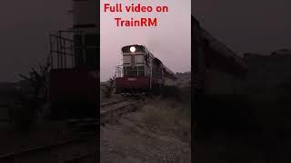 Albanian train flashing lights!