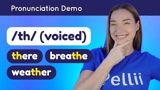 Pronouncing /th/ (voiced) – English Pronunciation Lesson (Part 1)