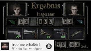 Kein Ekel vor Egeln Erfolg - Trophäe [Resident Evil Zero] Leech Hunter Mode 100 [Egel Ablenkung]