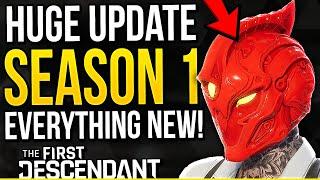 The First Descendant Season 1 Update is HERE and It's a GAME CHANGER!