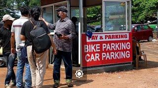 Kozhikode Railway station new pay parking facility/easy parking area in Kozhikode city/sm Street