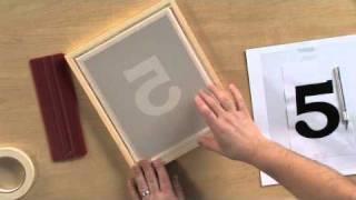 How to Screen Print Using the Stencil Technique