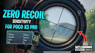 POCO X3 PRO No Recoil Sensitivity BGMI | Best Sensitivity For Gyro & Nongyro Players