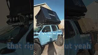 First look at our new @gofsr odyssey v2! Stoked to log some nights in this new tent! #nissansuv