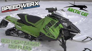 Speedwerx Lightweight Mufflers // Arctic Cat 800 Snowmobiles