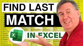 Excel - Excel Gurus Gone Wild: Solve a Tricky Problem with VLOOKUP & MATCH Function - Episode 1073