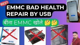 emmc health repair usb | Repair Bad Health Without UFI/EASYJTAG USB METHOD | eMMC Health Solution