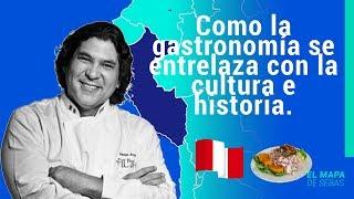 HISTORIA de la GASTRONOMÍA PERUANA en 8 minutos - El Mapa de Sebas