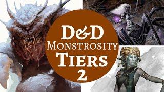 D&D MONSTER RANKINGS - MONSTROSITIES (pt. 2)