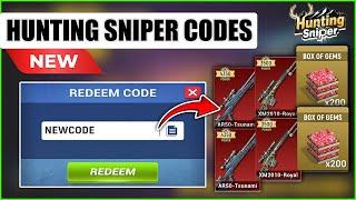 HUNTING SNIPER CODES TODAY  HUNTING SNIPER CODES