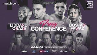 George Liddard Vs Derrick Osaze & Junaid Bostan Vs Bilal Fawaz Press Conference
