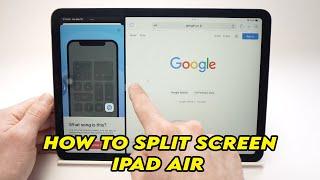 iPad Air 5 (2022) : How to Split Screen Multitask