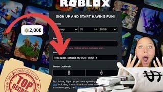 Creating A Secret Roblox Account With 1,600+ Robux! (Part 2) | Alanaskyler