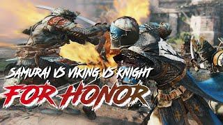 Samurai Vs Viking Vs Knight All Cinematics Trailers | FOR HONOR Full Movie Cinematic  | Gaming Music