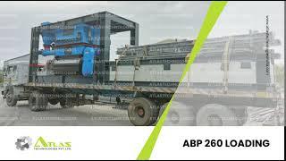 ABP 260 tph Asphalt Batch Plant loading from our factory - Atlas Technologies