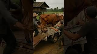 RED COW JUMPS ONTO A TRUCK!? You Won’t Believe What Happened Next in This Village!