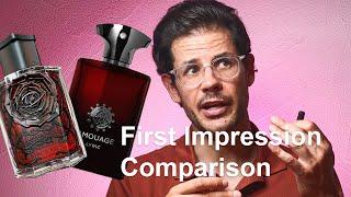 Amouage Lyric Man vs Zaharoff Black Rose - fragrance first impressions