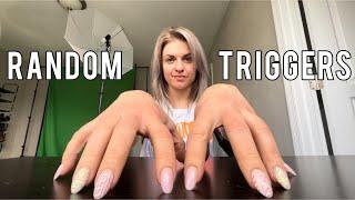 FAST & AGGRESSIVE ASMR RANDOM TRIGGER VARIETY PACK(mini customs compilation pt.1)