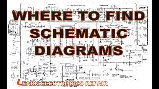 Learn Electronics Repair #33 - Online Resources.  Where to find Schematic Diagrams & Repair Advice