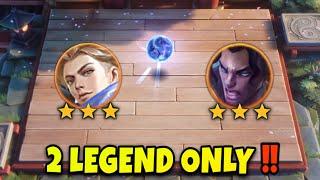 BEST LEGEND TRICK, 2 HERO ONLY | THARZ SKILL 3 MAGIC CHESS 2025